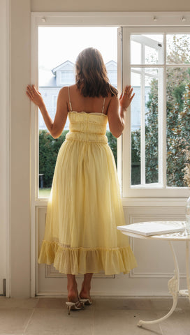 Dorothy Maxi Dress (Lemon)