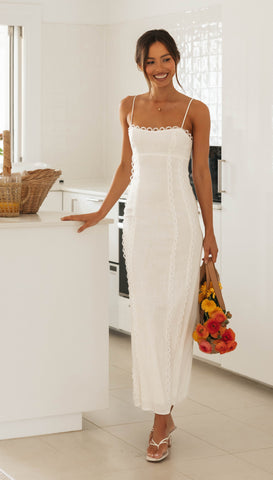 Adeline Maxi Dress (White)