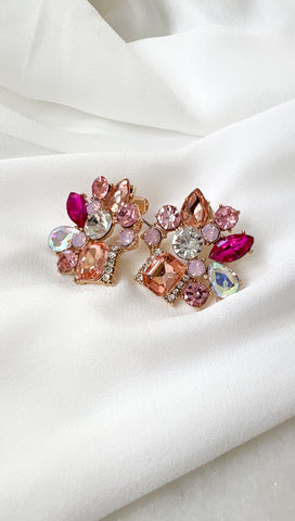 Elsa Earrings (Pink)