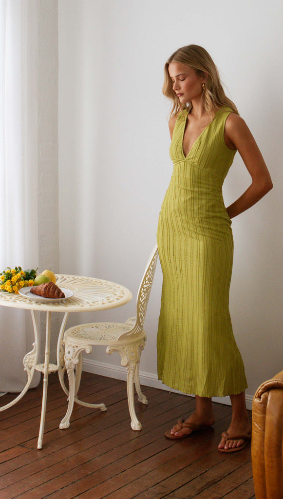 Harmonia Maxi Dress (Olive)
