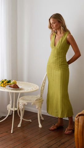 Harmonia Maxi Dress (Olive)
