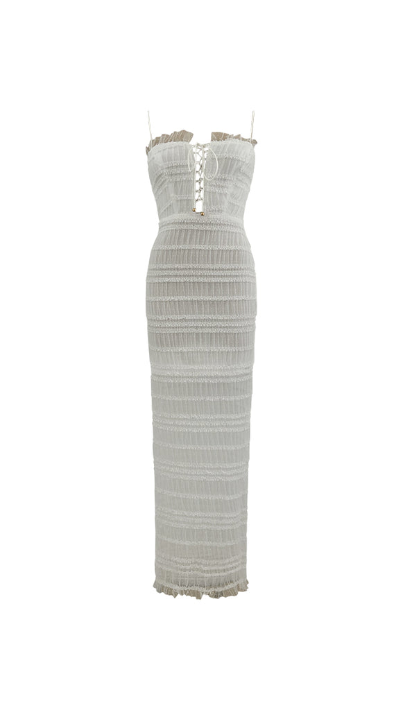 Elspeth Maxi Dress (White)