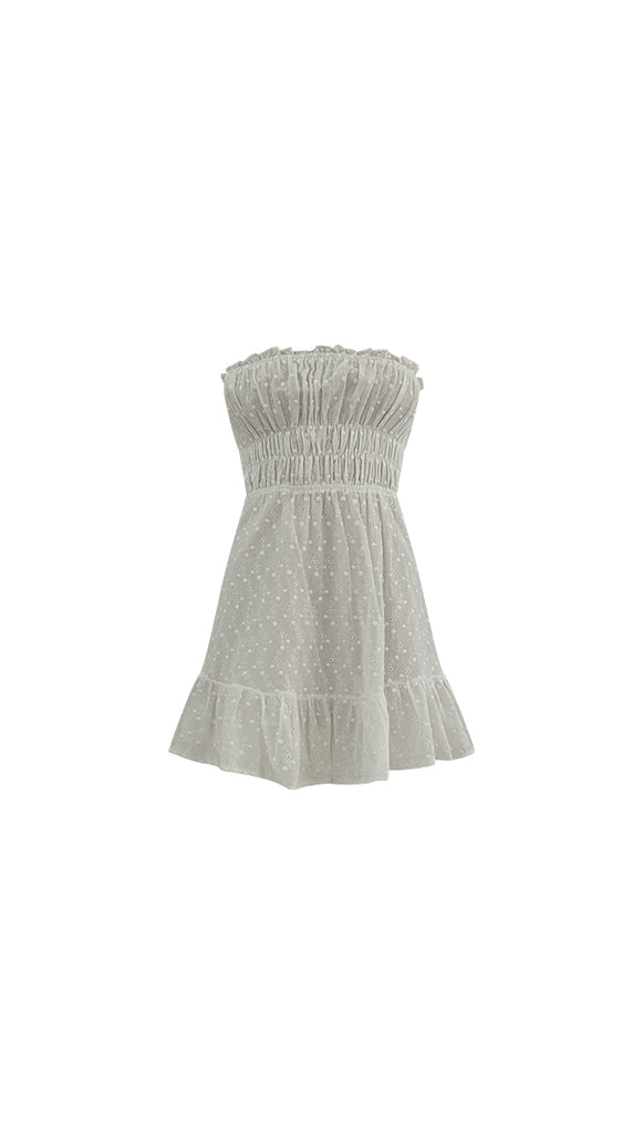 Astrid Mini Dress (White)