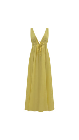 Ava Maxi Dress (Lemon)