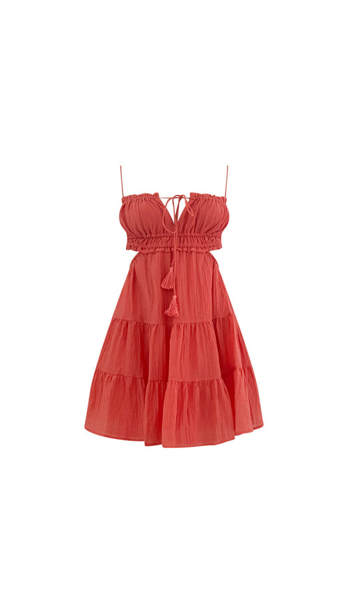 Cyndie Mini Dress (Red)