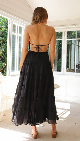 Serenity Maxi Dress (Black)