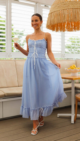 Marlowe Maxi Dress (Blue)