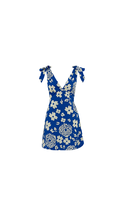 Capri Mini Dress (Blue)