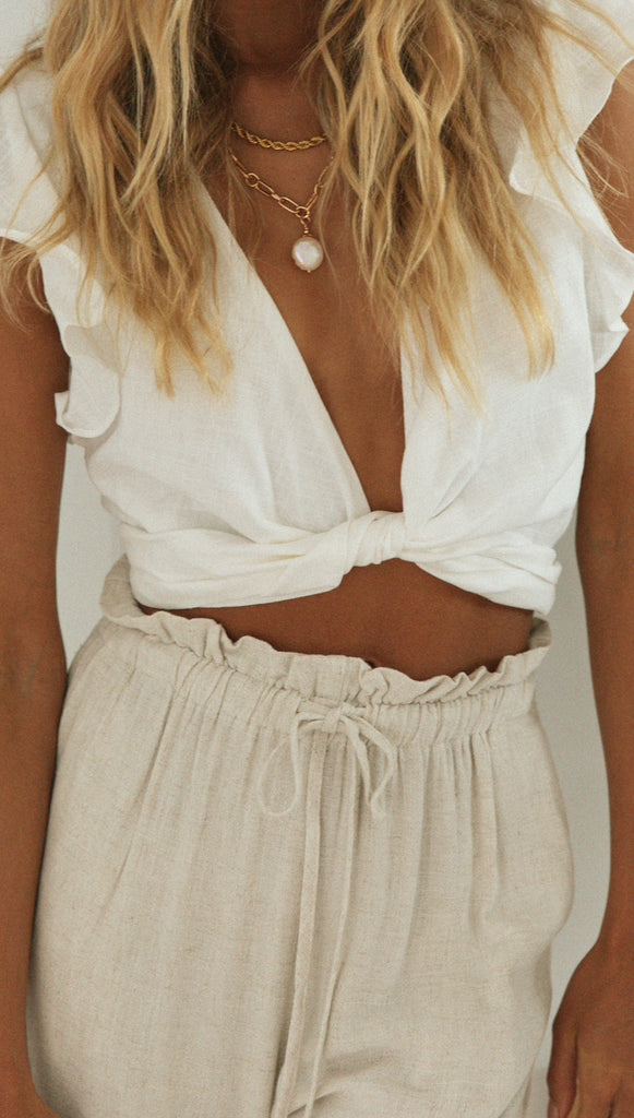 Heart Of Gold Top (White)