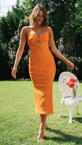 Marelle Dress (Tangerine)